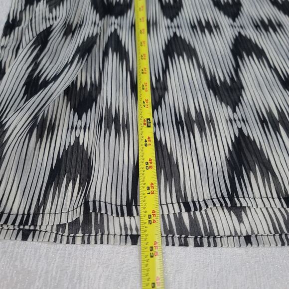 Club Z Collection women's cover up black Size Large beachy resort wear maxi - Picture 3 of 7